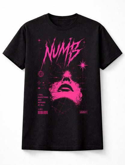 Numb Emo Cyber Y2K Goth Graphic Unisex T-Shirt