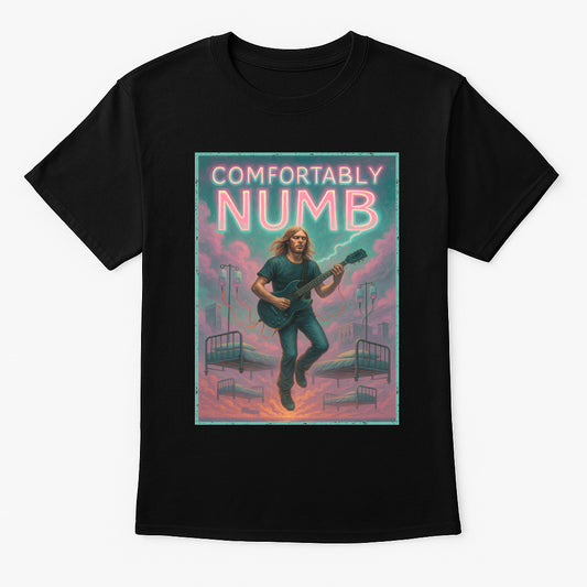 Pink Floyd Comfortably Numb Unisex T-Shirt Classic Rock Psychedelic Band Tee