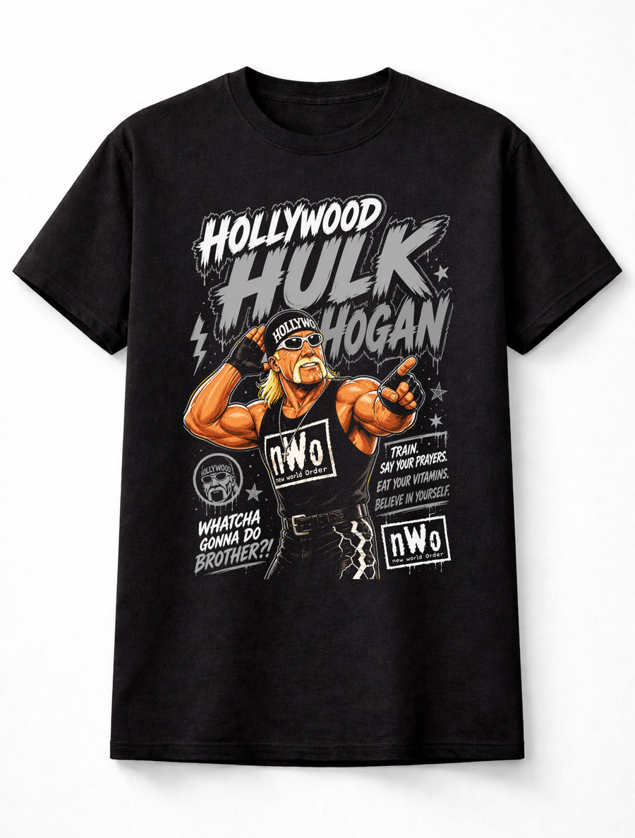 Hollywood Hulk Hogan nWo New World Order Wrestling Unisex T-Shirt