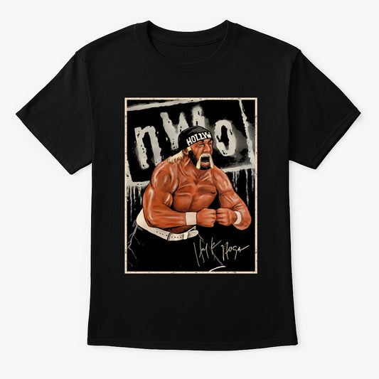 Hollywood Hogan “nWo Icon” Retro Wrestling T-Shirt — For Life Edition