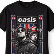 Oasis Liam Noel Gallagher Britpop Rock Band Music British Unisex T-Shirt