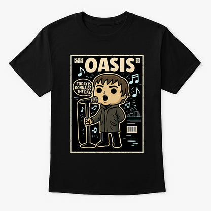 Oasis Wonderwall Britpop Funko Pop Style Unisex T-Shirt