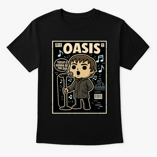 Oasis Wonderwall Britpop Funko Pop Style Unisex T-Shirt