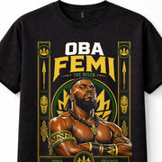 Oba Femi WWE NXT The Ruler Wrestling Graphic Unisex T-Shirt
