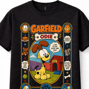 Garfield Odie Cartoon Dog Comic Character Graphic Gift Unisex T-Shirt