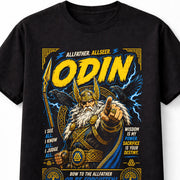 Odin Allfather Norse God Viking Mythology Raven Unisex T-Shirt