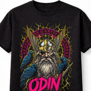 Odin Allfather Viking God Ravens Norse Mythology Unisex T-Shirt