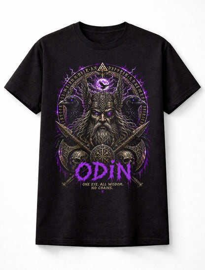 Odin Raven Viking Warrior Norse Mythology Valhalla Unisex T-Shirt