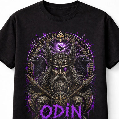 Odin Raven Viking Warrior Norse Mythology Valhalla Unisex T-Shirt