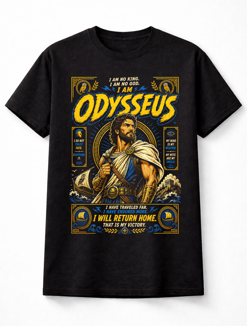 Odysseus Greek Hero Mythology Ithaca Trojan War Legend Unisex T-Shirt
