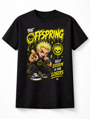 The Offspring Self Esteem Is For Losers Graphic T-Shirt Punk Rock Band Fan Tee 90s Music Lyrics Shirt Adult & Kids Unisex T-Shirt