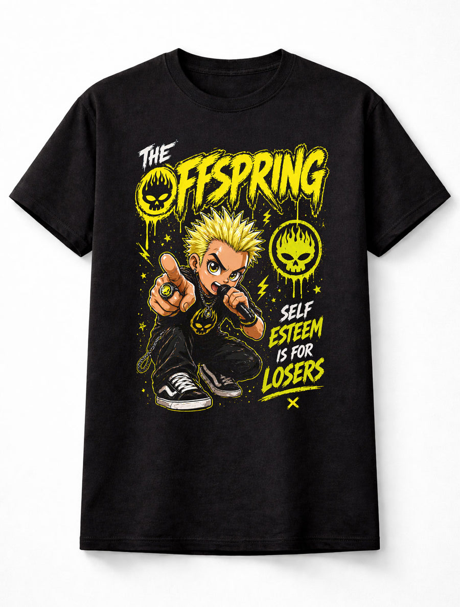 The Offspring Self Esteem Is For Losers Graphic T-Shirt Punk Rock Band Fan Tee 90s Music Lyrics Shirt Adult & Kids Unisex T-Shirt