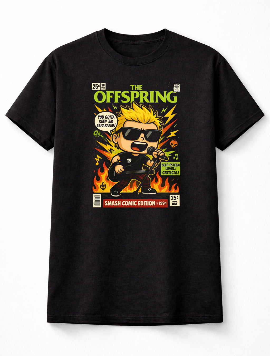 The Offspring Smash Comic Edition 1994 Keep ’Em Separated Punk Rock Adults & Kids Unisex T-Shirt