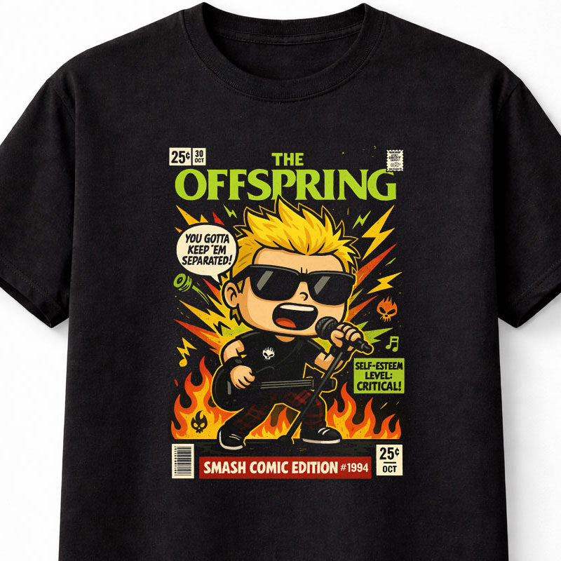 The Offspring Smash Comic Edition 1994 Keep ’Em Separated Punk Rock Adults & Kids Unisex T-Shirt