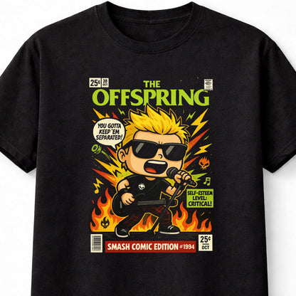 The Offspring Smash Comic Edition 1994 Keep ’Em Separated Punk Rock Adults & Kids Unisex T-Shirt