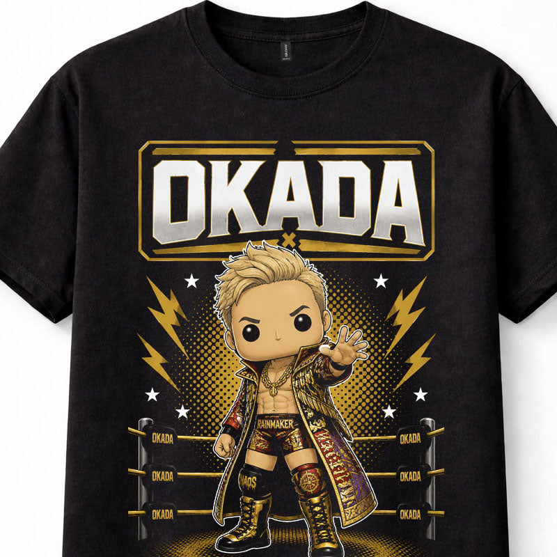 Kazuchika Okada AEW Rainmaker Japanese Wrestling Champion Pop Unisex T-Shirt