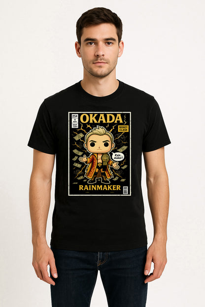 Kazuchika Okada “Rainmaker” Pop Comic Wrestling T-Shirt — Money Clash Edition