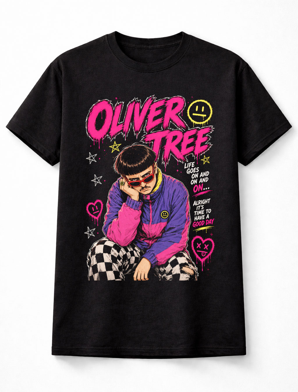 Oliver Tree Life Goes On Alternative Music Fan Graphic Unisex T-Shirt