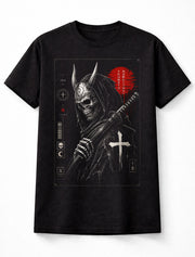 Oni Samurai Skull Demon Japanese Gothic Horror Unisex T-Shirt