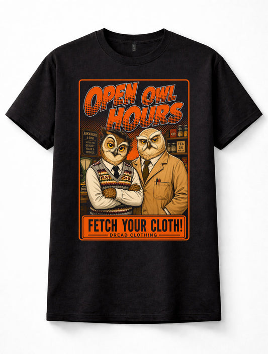 Open Owl Hours Open All Hours Arkwright Granville Unisex T-Shirt