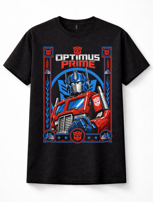 Optimus Prime Transformers Autobot Robot Graphic Unisex T-Shirt