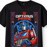 Optimus Prime Transformers Autobot Robot Graphic Unisex T-Shirt