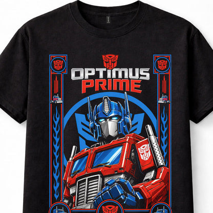 Optimus Prime Transformers Autobot Robot Graphic Unisex T-Shirt
