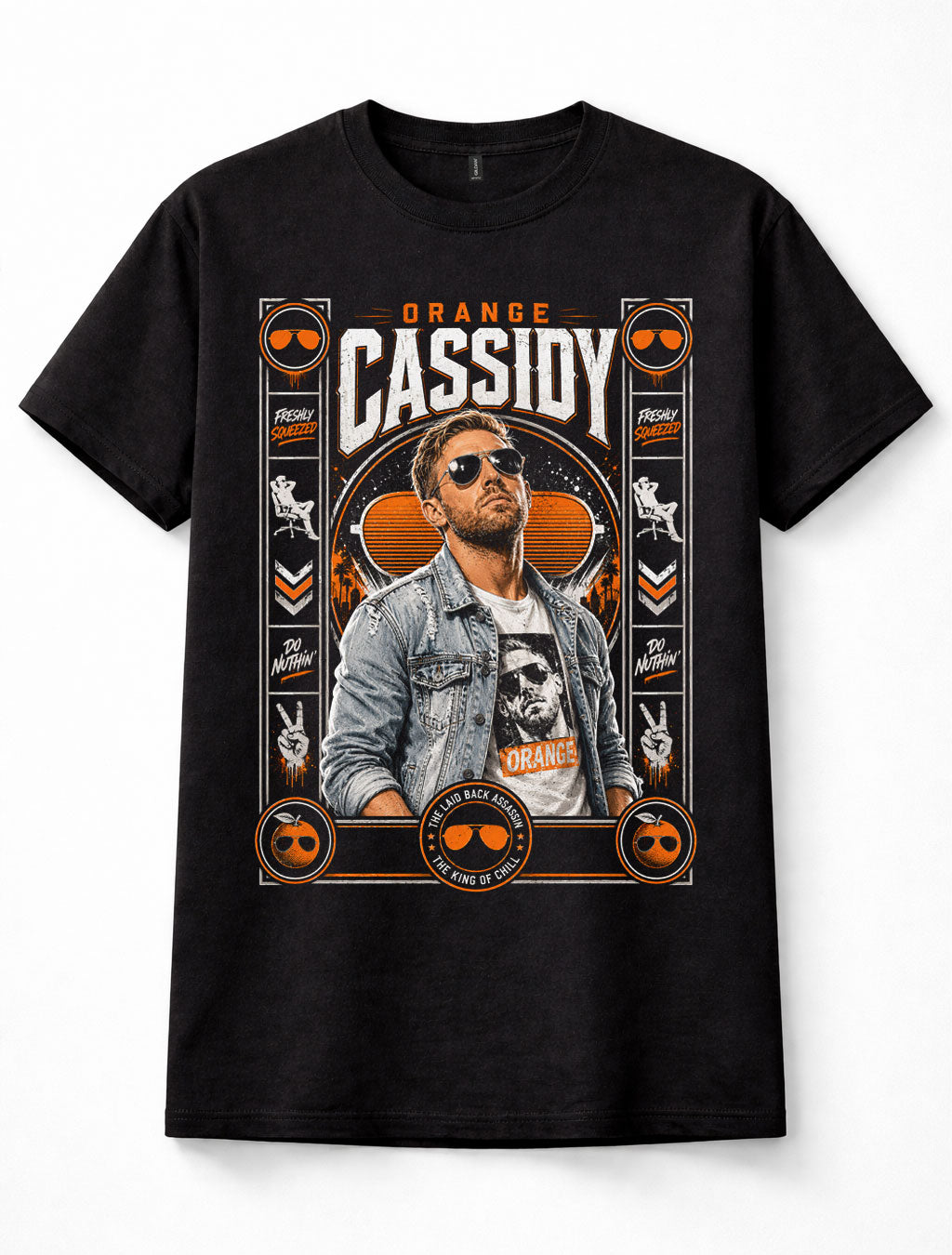 Orange Cassidy AEW Freshly Squeezed Wrestling King of Sloth Unisex T-Shirt