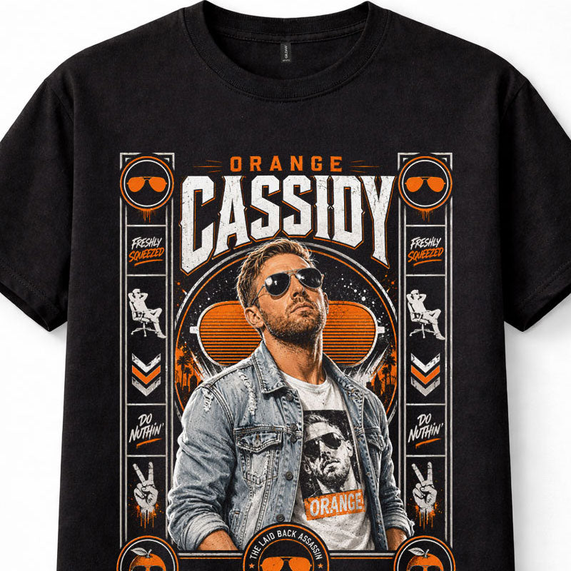 Orange Cassidy AEW Freshly Squeezed Wrestling King of Sloth Unisex T-Shirt