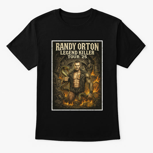 Randy Orton Legend Killer Tour ’25 Unisex T-Shirt – Viper Retro Wrestling Graphic