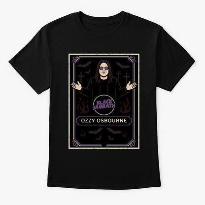 Black Sabbath Ozzy Osbourne Retro Unisex T-Shirt Heavy Metal Legend Tee
