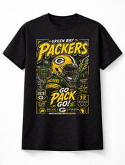 Green Bay Packers NFL Football Fan Gift Go Pack Go Unisex T-Shirt