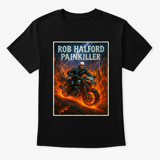 Judas Priest Painkiller Unisex T-Shirt Heavy Metal Rob Halford Band Merch Tee