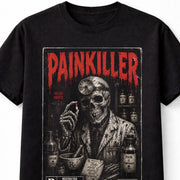 Painkiller Horror Skeleton Doctor VHS Gothic Halloween Unisex T-Shirt