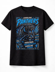 Carolina Panthers NFL Panther Mascot Football Fan Gift Unisex T-Shirt