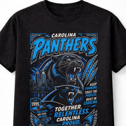 Carolina Panthers NFL Panther Mascot Football Fan Gift Unisex T-Shirt