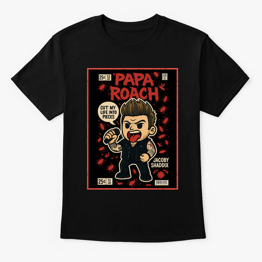 Papa Roach Last Resort Nu Metal Funko Pop Style Unisex T-Shirt