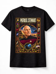 Patrick Stewart Star Trek Jean-Luc Picard Shakespeare Unisex T-Shirt