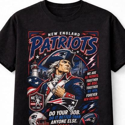 New England Patriots NFL Patriot Football Fan Gift Unisex T-Shirt