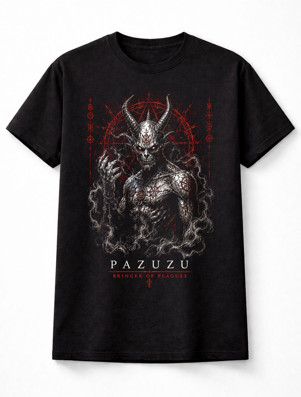 Pazuzu Bringer of Plagues Demon Horror Gothic Metal Unisex T-Shirt
