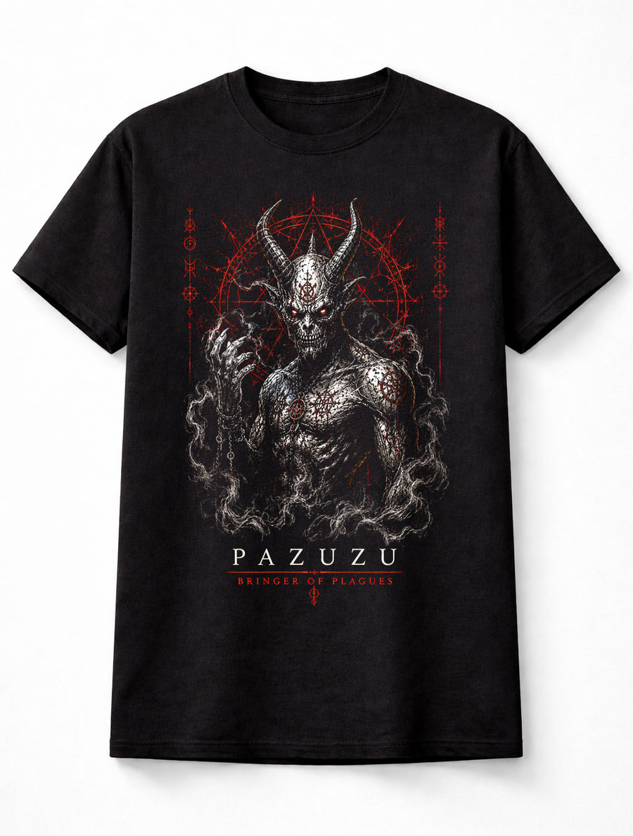 Pazuzu Bringer of Plagues Demon Horror Gothic Metal Unisex T-Shirt