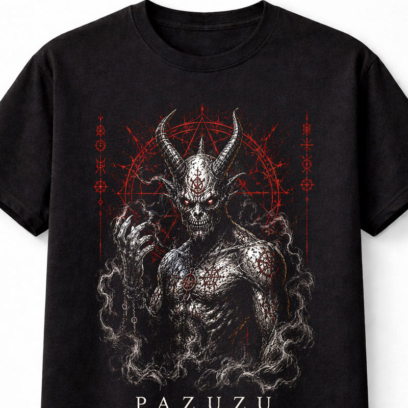 Pazuzu Bringer of Plagues Demon Horror Gothic Metal Unisex T-Shirt