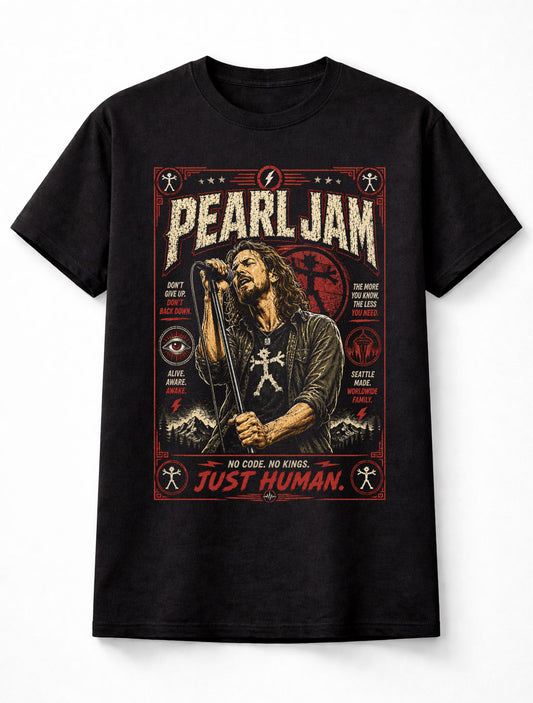 Pearl Jam Just Human Grunge Alternative Rock Unisex T-Shirt