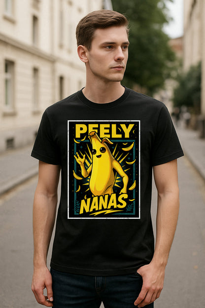 Fortnite Peely Nanas Unisex Comic T-Shirt – Funny Banana Skin Gamer Graphic Tee