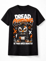 Punk Penguin Horror Gothic Cartoon Monster Graphic Unisex T-Shirt