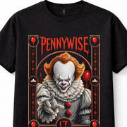 IT Pennywise Dancing Clown Red Balloon Stephen King Horror Unisex T-Shirt