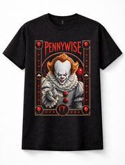 IT Pennywise Dancing Clown Red Balloon Stephen King Horror Unisex T-Shirt