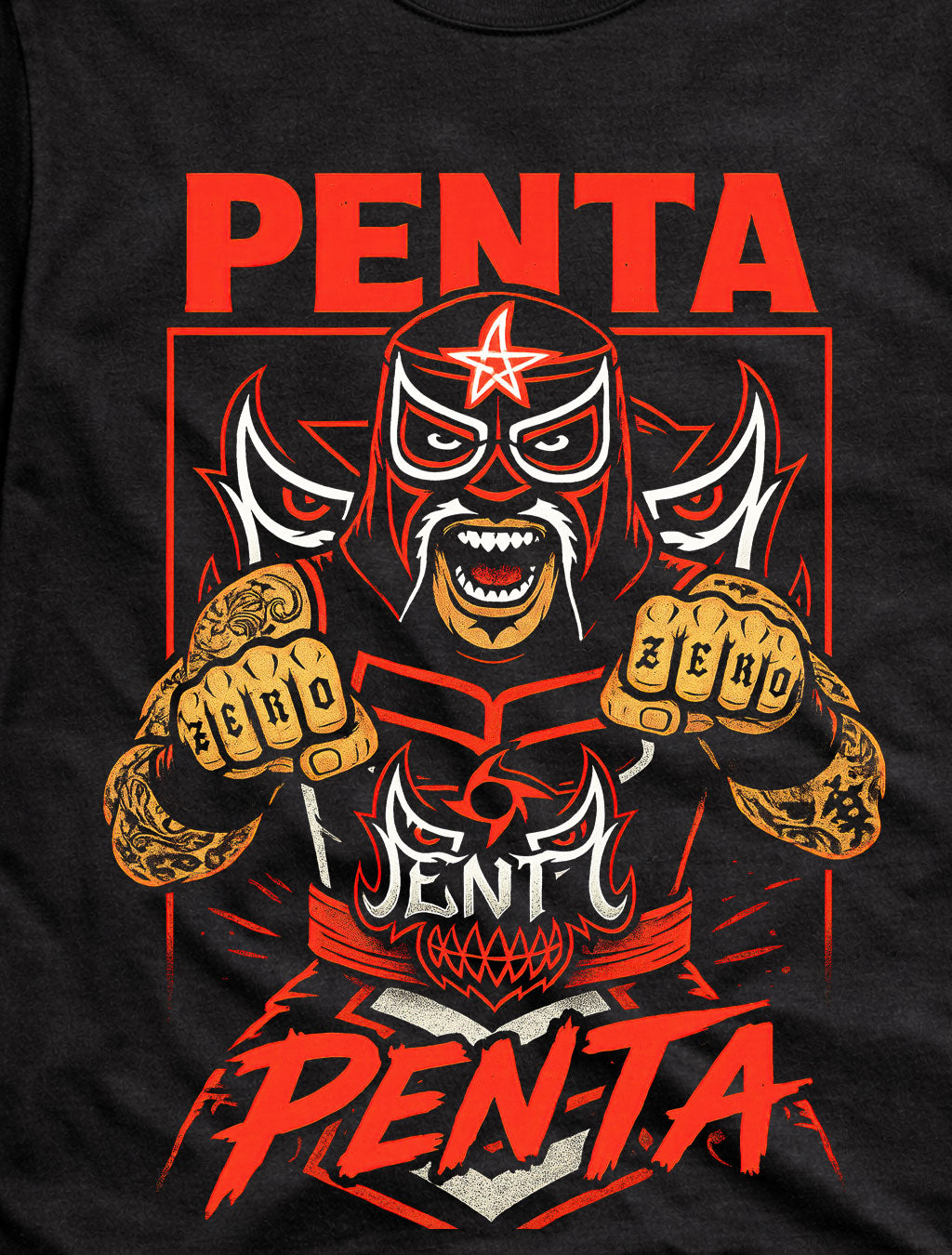 Penta El Zero Miedo – “Cero Miedo” Masked Fury Edition Adults & Kids Unisex T-Shirt