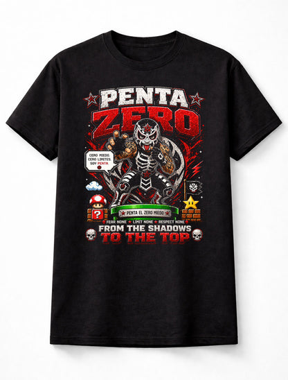 Penta Cero Miedo Wrestling T-Shirt – Lucha Libre Mask Pixel Fan Tee Adults & Kids Unisex T-Shirt