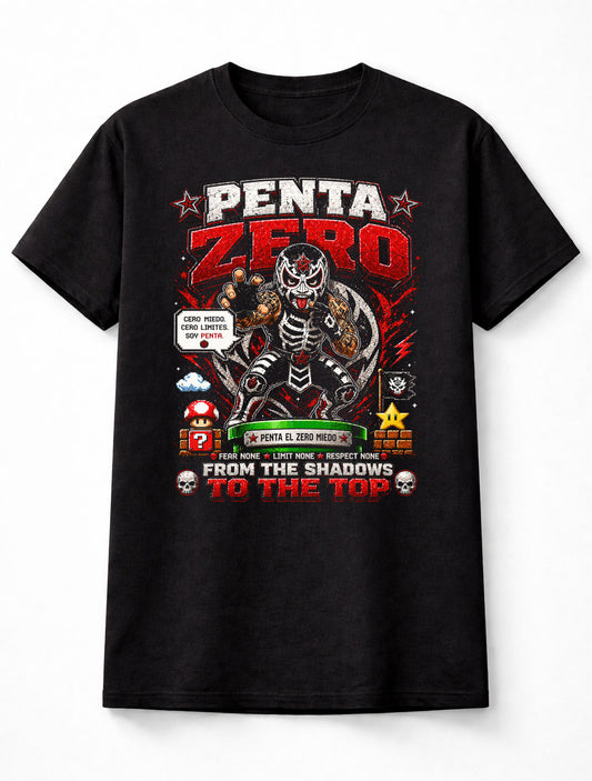 Penta Cero Miedo Wrestling T-Shirt – Lucha Libre Mask Pixel Fan Tee Adults & Kids Unisex T-Shirt